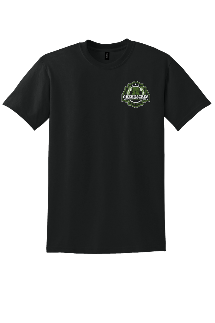 GFR Memorial Day 50/50 DryBlend Short Sleeve Crew Neck Black