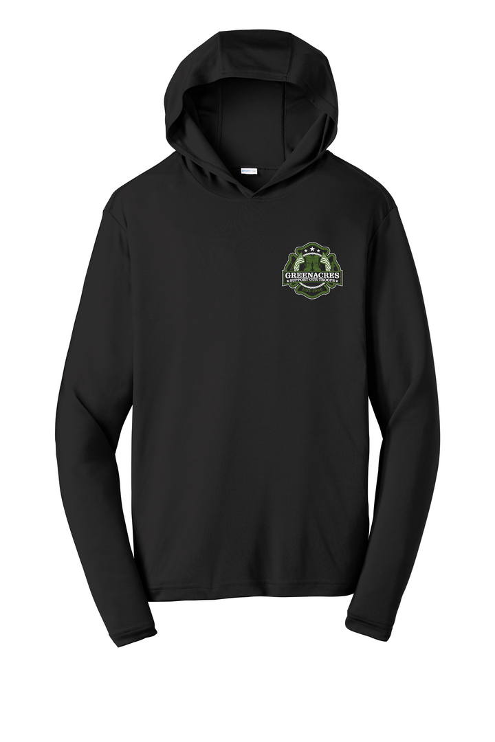 GFR Memorial Day Black 100% Poly Moisture-Wicking Long Sleeve Hoodie
