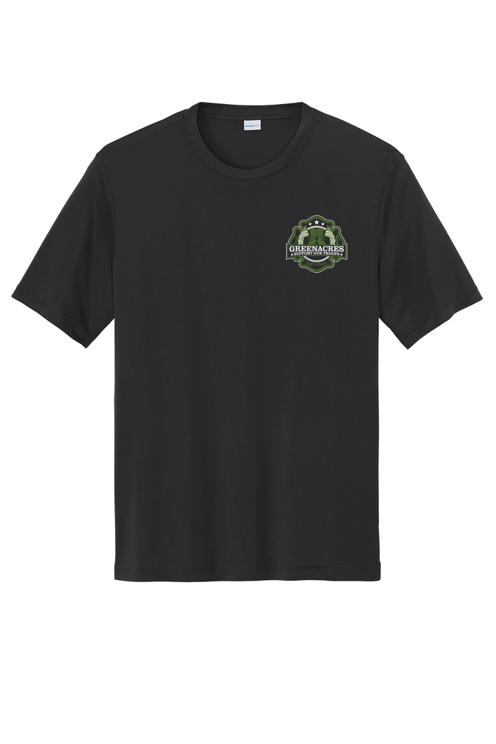 Tall Version GFR Memorial Day 50/50 Blend Short Sleeve Crew Neck Black