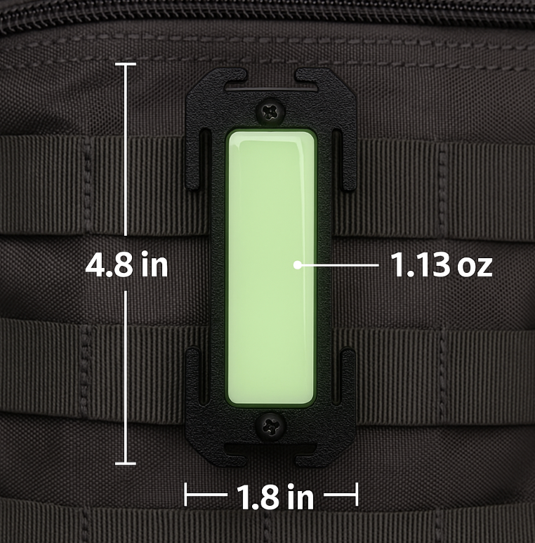 Glow In The Dark Web MOLLE Emergency Identifier | ONE SHEAR®
