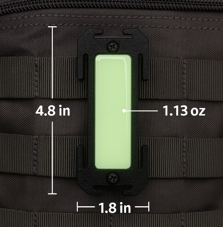 Glow In The Dark Web MOLLE Emergency Identifier | ONE SHEAR®