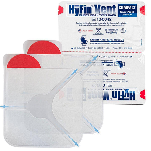 HyFin Vent Chest Seal - Twin Pack