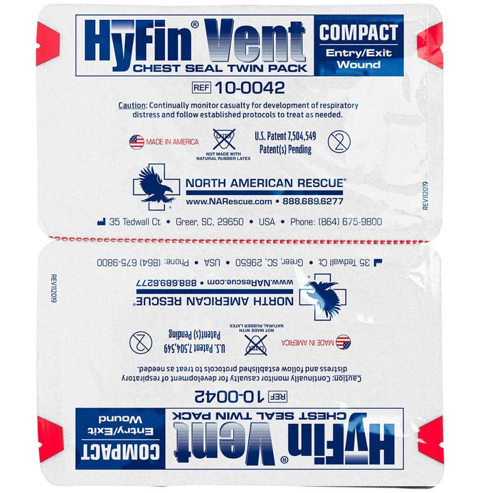 HyFin Vent Chest Seal - Twin Pack