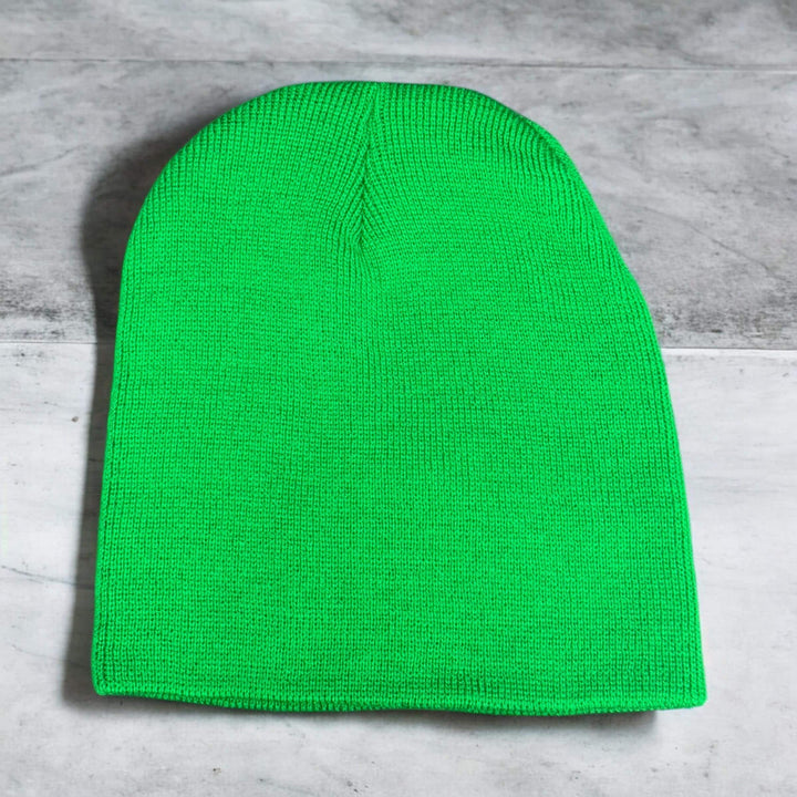 Luigi-Inspired Green 3D Puff ‘L Beanie with Skull Cap - Gamer Hat for Cosplay & Everyday Wear