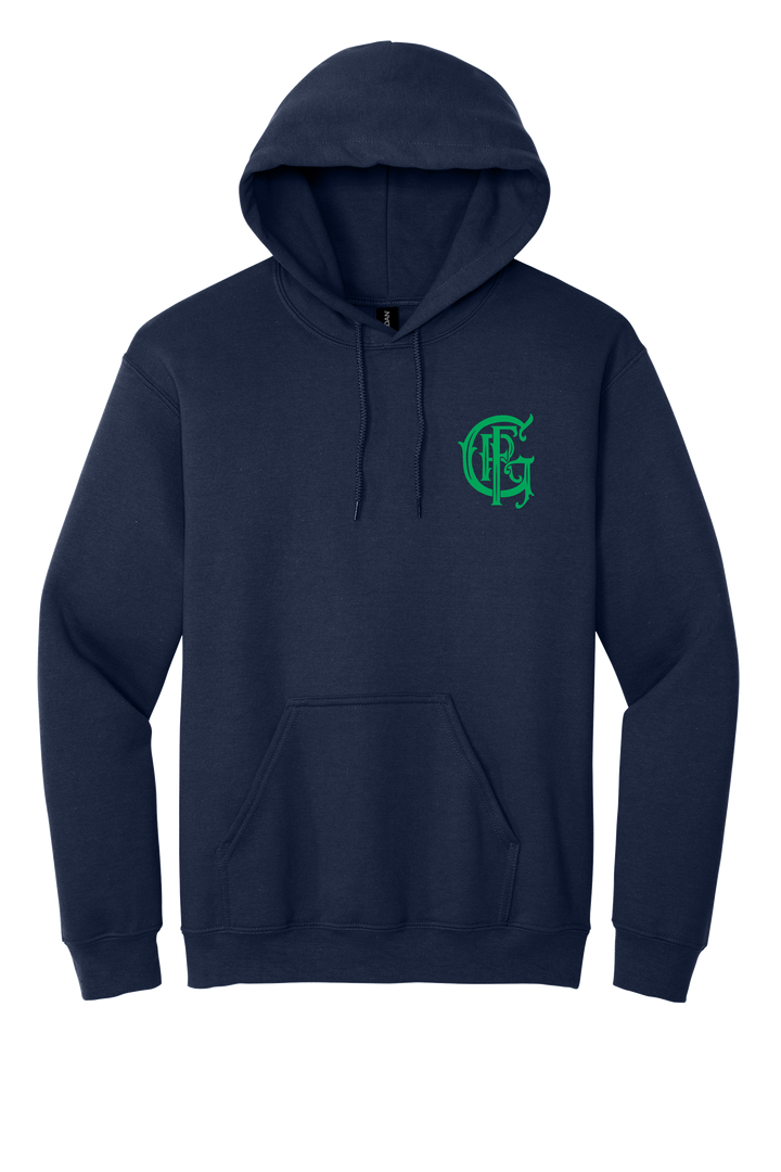 GFR St. Patrick's Day Gildan Heavy Blend Hoodie Navy