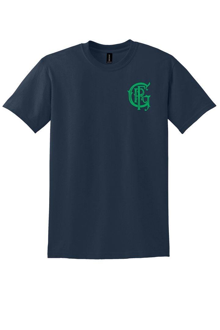 GFR St. Patrick's Day Gildan DryBlend 50/50 Short Sleeve Crew Neck Navy